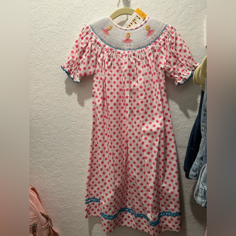 Babeeni Girls Ballerina Smocked Dress